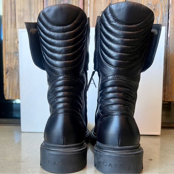 CASADEI Pellame ELITE NERO Biker Boots
Size 37 - Picture 8 of 11
